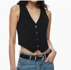 Babaton Classic Black Sleeveless Vest